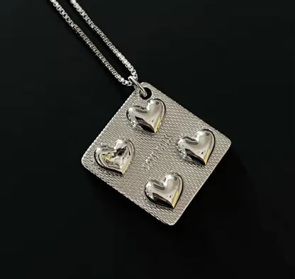 “L0VE P1LL” Chain And Pendant