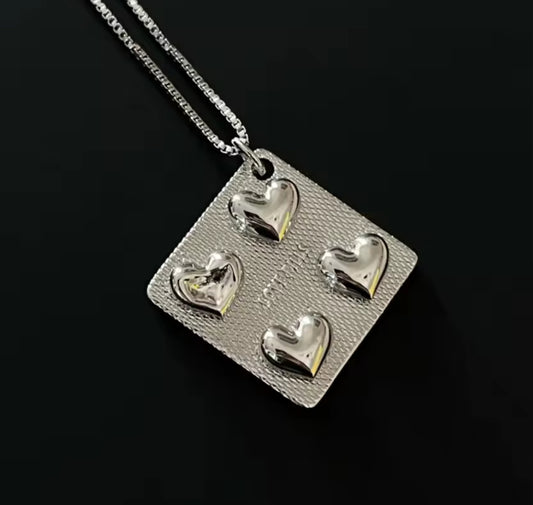 “L0VE P1LL” Chain And Pendant