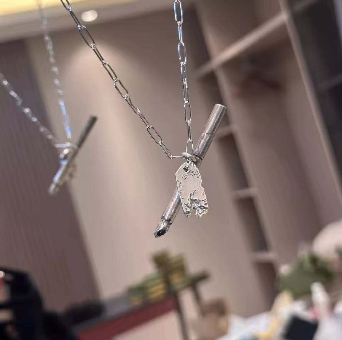 Cig And Tag. Chain And Pendants